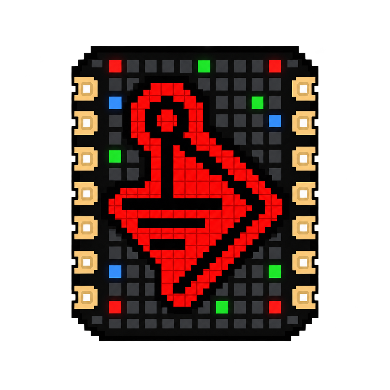 Skid Detector pixel-art emblem